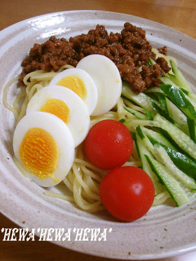 つけてみそ かけてみそ使用♡♥肉味噌冷麺